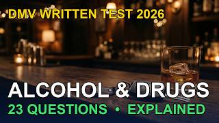 Alcohol & Drugs — 23 DUI Questions for the 2026 DMV Written Test