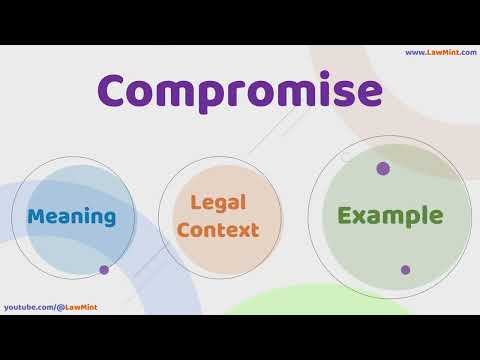 Compromise Meaning Legal Context & Example Legal Terms Simplified @LawMint