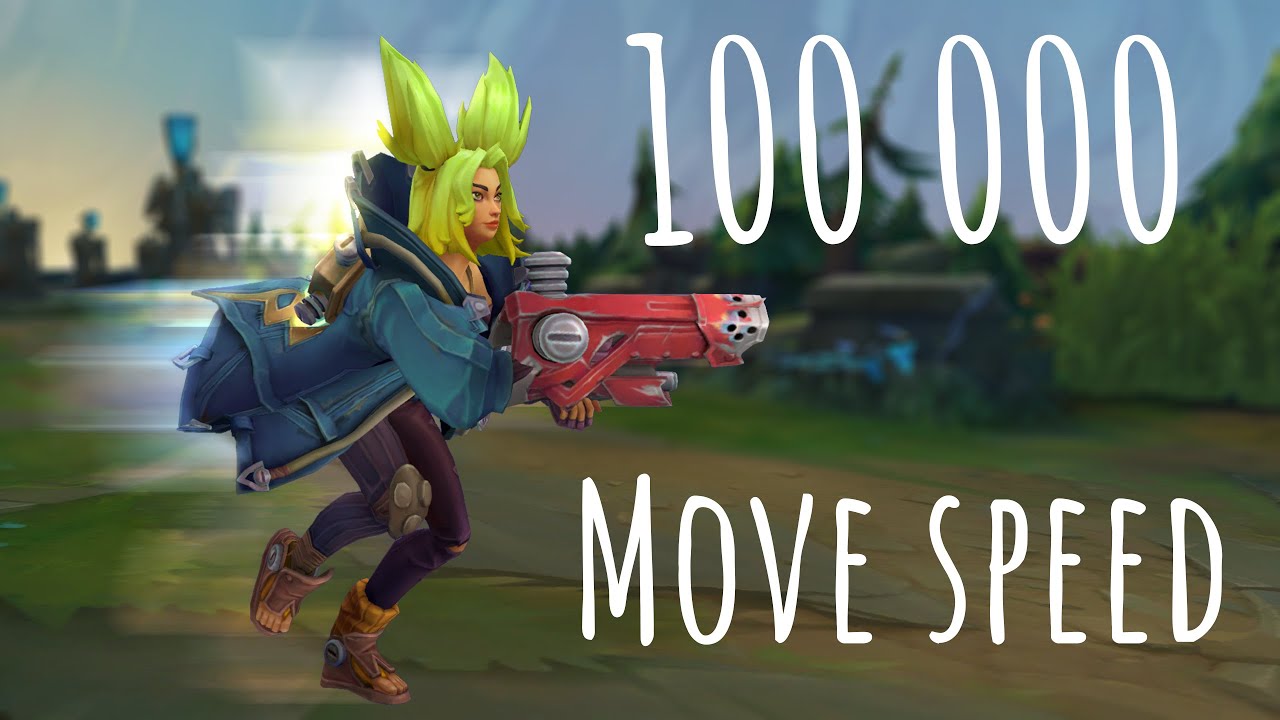 100000 MOVE SPEED Zeri!