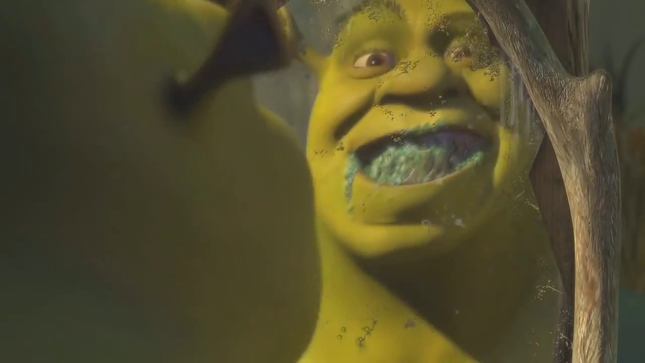 How Shrek's morning routine would be in space - YouTube