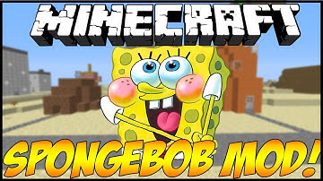 Minecraft: NEW SPONGEBOB! (More Characters & More Items!) - Mod Showcase!