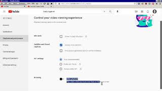 disable Home screen youtube Inline playback Play videos when you hover over them