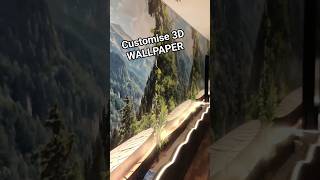 customise Mateflex 3D #wallpaper installation #customized #homedecor #interiordesign #shorts #wall