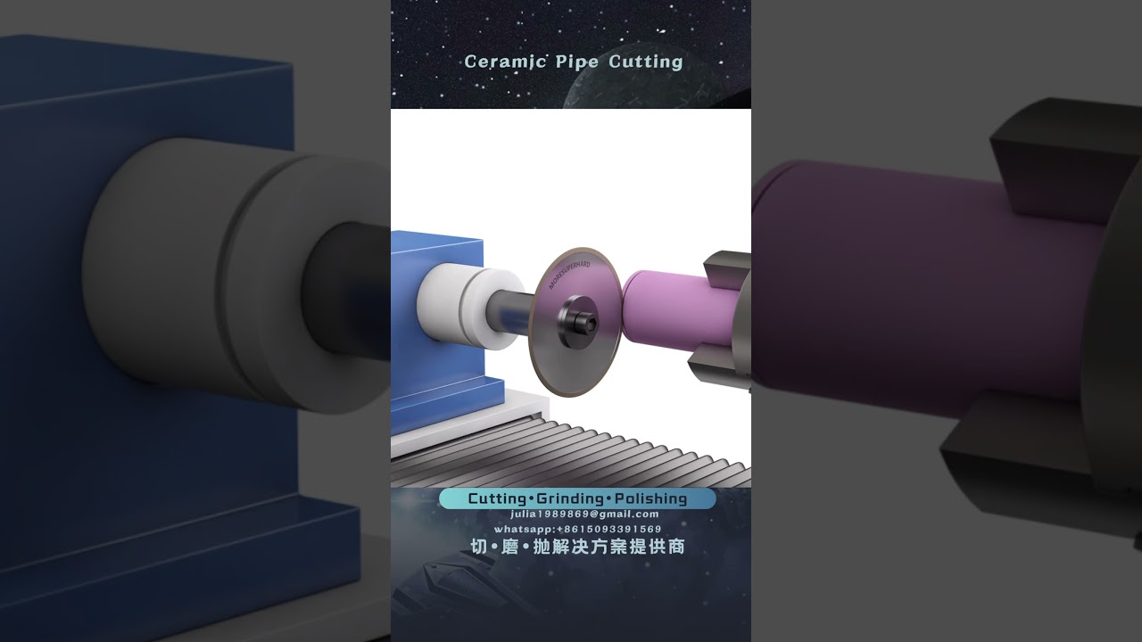 Ceramic pipe cutting 