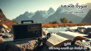 سورة محمد - قرآن الصباح بصوت الشيخ عبد الباسط عبد الصمد رحمه الله #القرآن_الكريم #explore