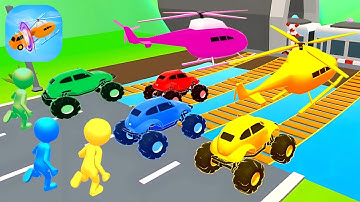 Shape shifting 🛶🚗🚲 All Levels Gameplay Walkthrough Android,ios Max Level Ep534