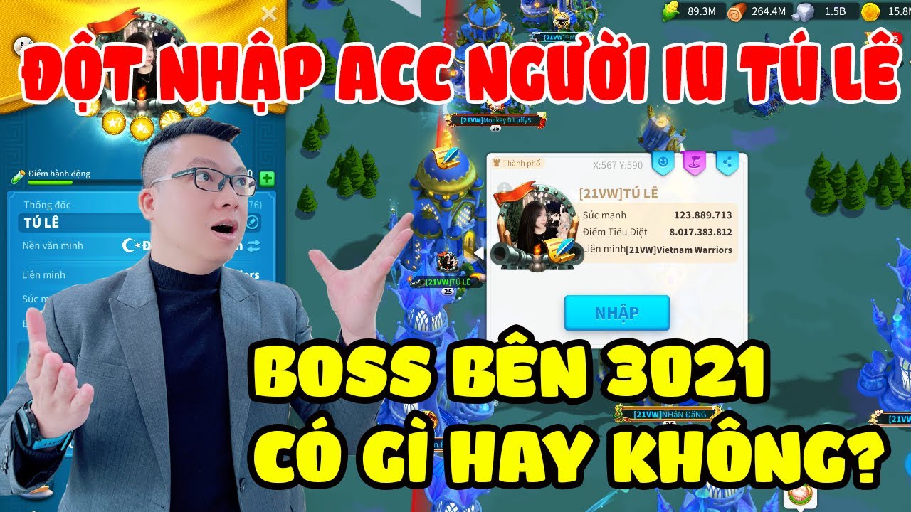 Đột nhập ACC Boss TU LE 3021 có gì hay ho không? #riseofkingdoms - YouTube