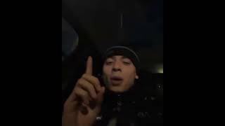 Central Cee listening to Dun Deal in the Car