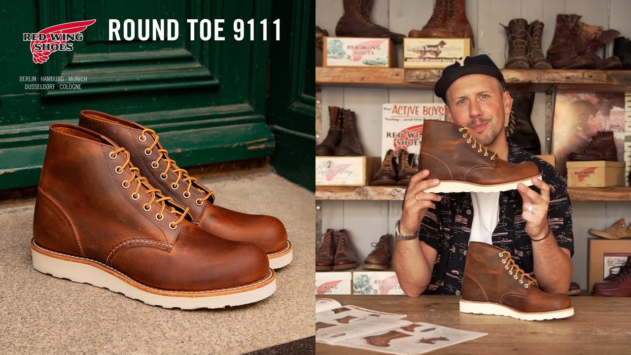 靴 RED WING 9111 Classic Work 6Round-toe The ROUND TOE is back as a LIMITED release | RED WING 2025