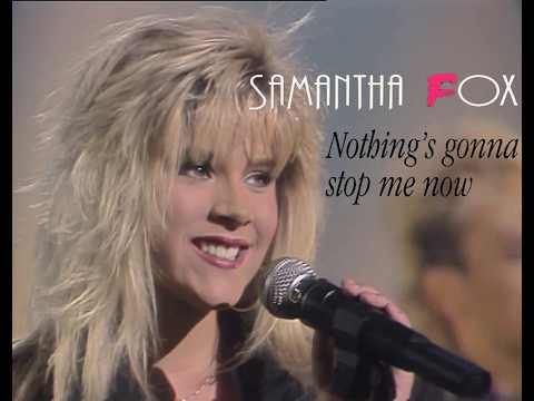 Samantha Fox - Nothing's Gonna Stop Me Now (1987) Tv - 24.10.87 /Sábado Noche /Improved