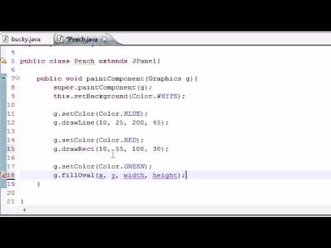Java Programming Tutorial   86   Drawing More Stuff
