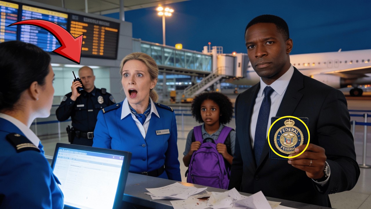 Gate Agent Calls Police on Black Girl's Backpack — Freezes When Dad ...