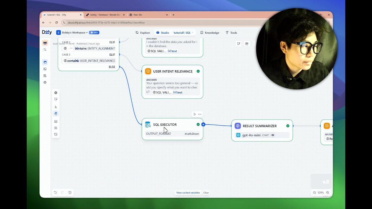How to build a safe and transparent SQL workflow in Dify? - YouTube