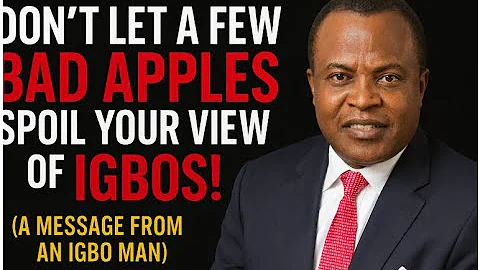 Don't Let a Few Bad Apples Spoil Your View of Igbos! (A Message from an Igbo Man)