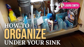 How to Organize Under Your Sink | Organize With Me