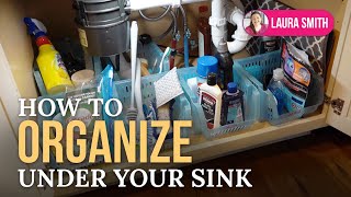 How to Organize Under Your Sink | Organize With Me