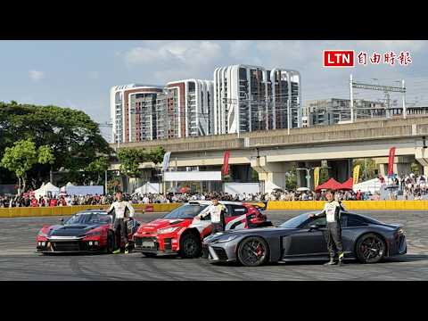 豐田汽車會長豐田章男驚喜現身台南甩尾  逾1.3萬人擠爆爭睹風采