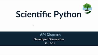 API Dispatch (December 15, 2021)