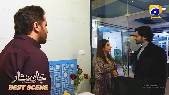 Jaan Nisar Episode 47 | Danish Taimoor - Hiba Bukhari - Haroon Shahid | Best Scene 01