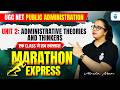 UGC NET Public Administration Marathon 2026 | Unit 2 Administrative Theories &amp; Thinkers Revision