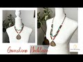 Tucson gemstone double strand necklace tutorial featuring sams bead shop 