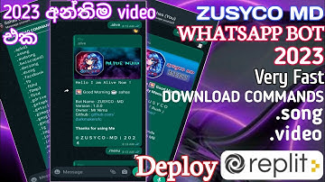 How to free deploy whatsapp bot | Whatsappp bot deploy on  Replit | ZUSYCO MD Whatsapp BOT
