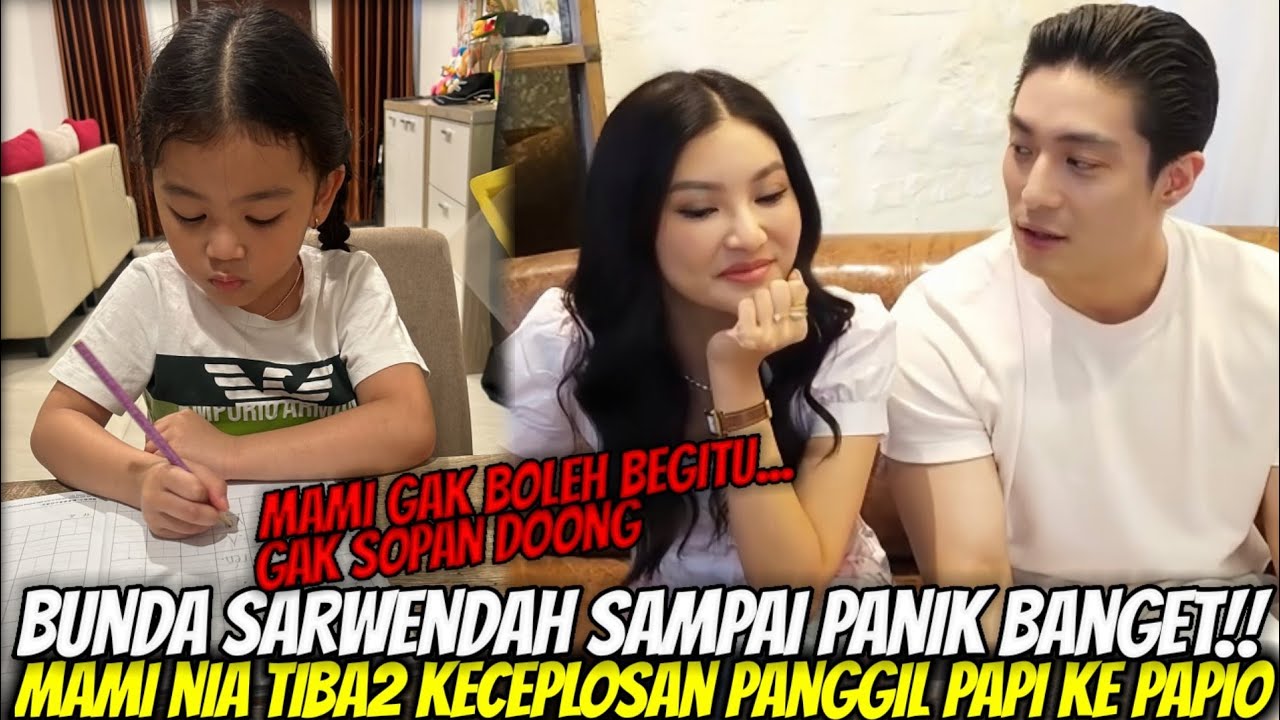 MAMI NIA TIBA2 PANGGIL PAPI KE PAPIO!! PADAHAL BUNDA SARWENDAH LAGI DUDUK DI SEBELAH BERTIGA 
