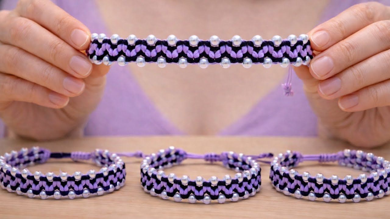 I Made This Bracelet With Thread & Beads – Now It’s a Bestseller‼️ ...