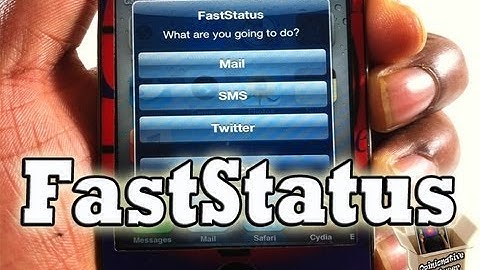 FastStatus - Quickly Compose New SMS, Email or Tweet
