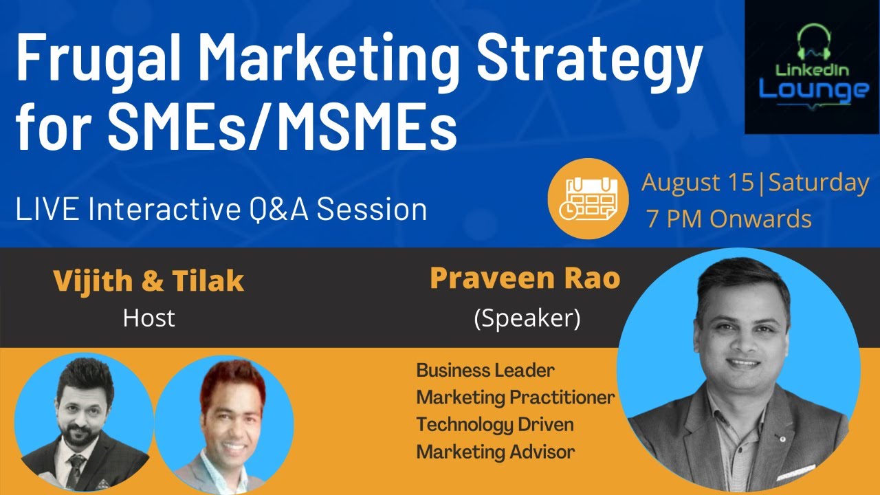 Frugal Marketing Strategy for SME's/MSME's