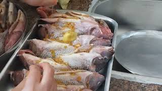 طريقة عمل السمك المقلي بأجمل طريقة #الأكلات الريفية