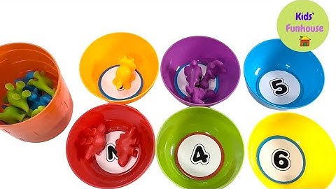 Learn Counting | Sorting Colors| Numbers| Educational Videos for Toddlers