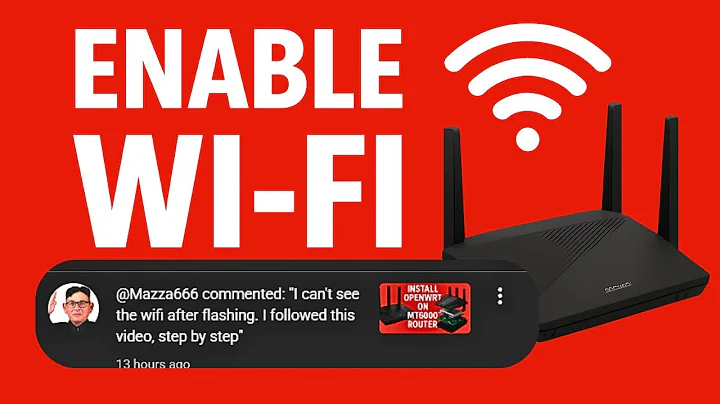 Stop panicking your WiFi is not broken after OpenWrt flash GL.iNet GL-MT6000 Flint 2