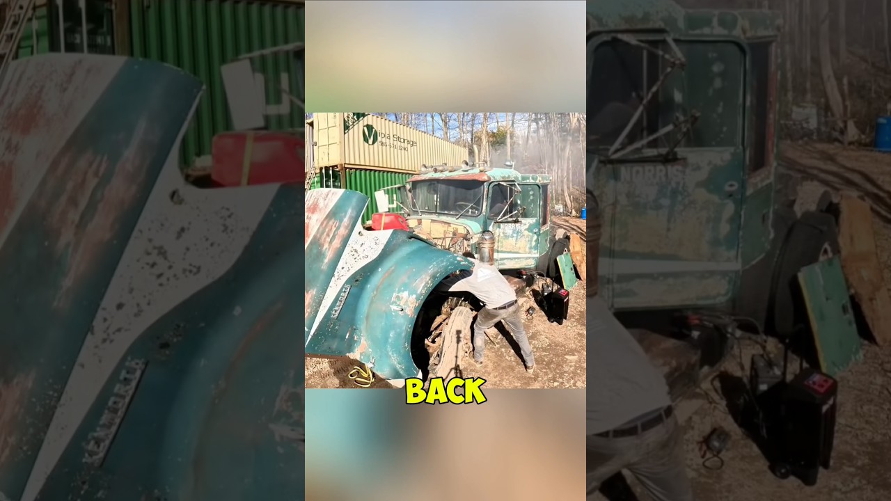 He’s transforming a 1962 Kenworth into a modern beast and the glow-up is unreal!