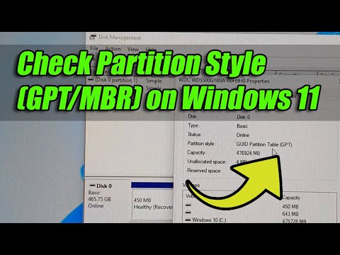 How do I know what partition scheme I have Windows 11?