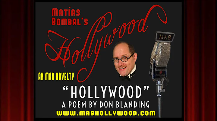 "Hollywood" A poem by Don Blanding - An MAB Novelt...