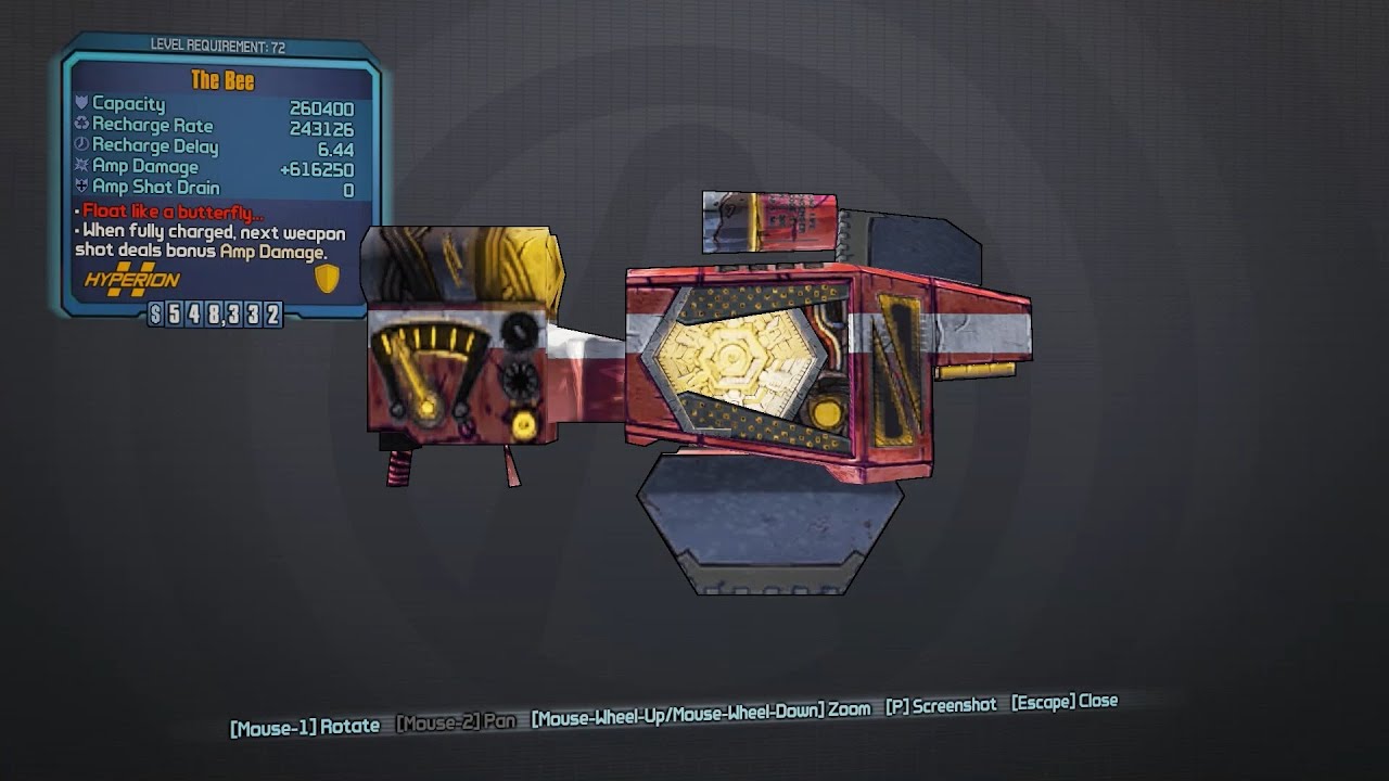 the bee shield borderlands 2