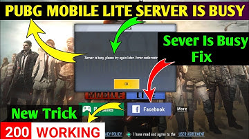 How To Solve Pubg Mobile Lite Server Is Busy Please Try Again Later Problem 🔥pubg lite restrict area