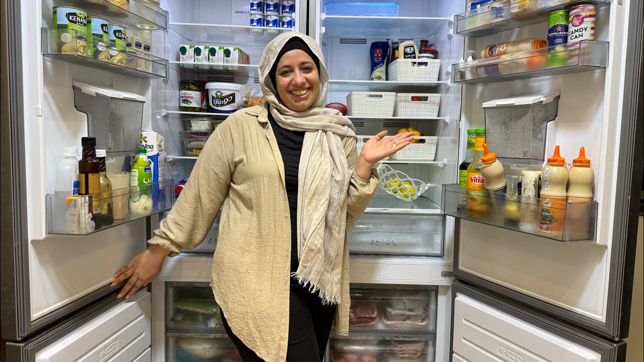 رتبت تلاجتي 🧚🏻‍♀️ رص تلاجة العروسة 💃