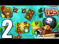 Bloons TD 5 Gameplay Walkthrough Part 2 CO OP Mode 