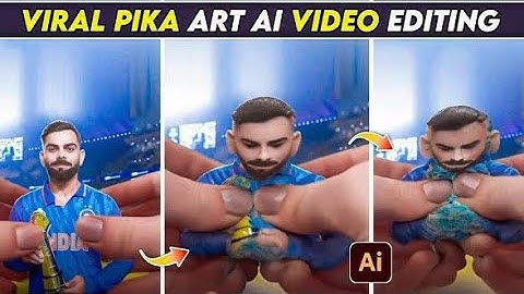 Trending Ai Video Editing In Pika Art 😲😲 | How To Create Pika Art Editing - #pikaart #viralvideo