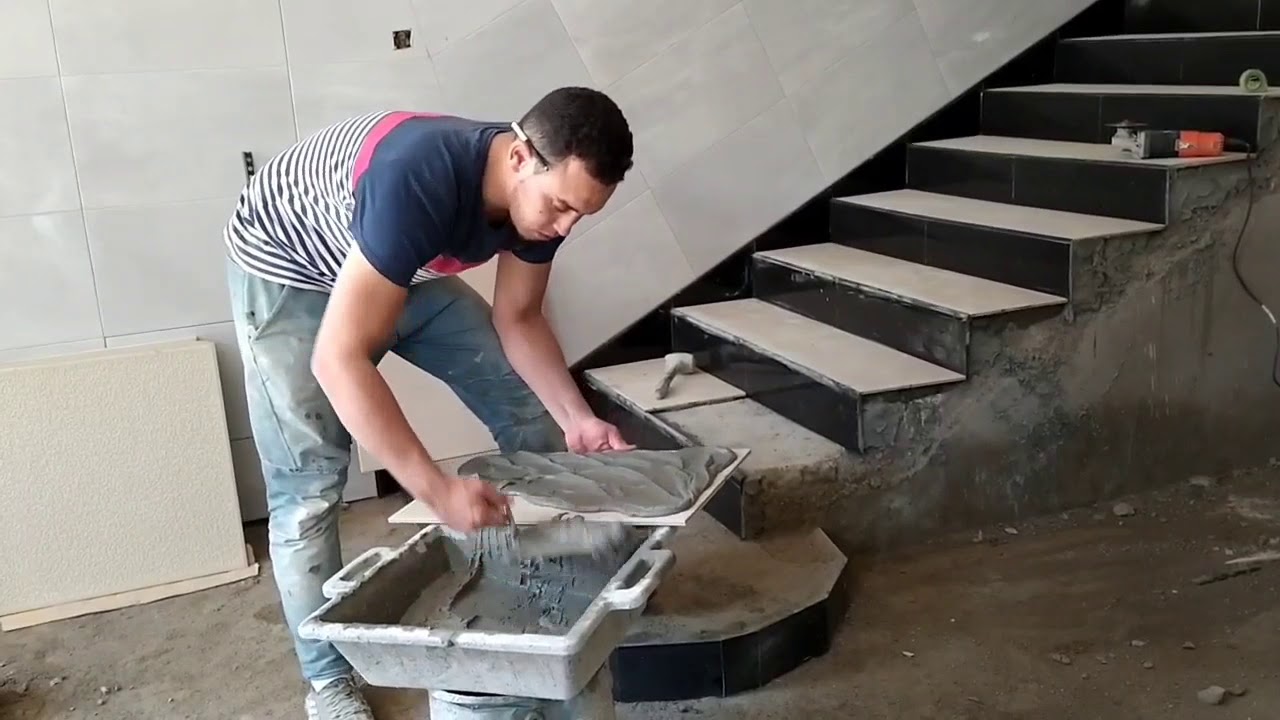 أحسن طريقة لتركيب الزليج على الدرج 2021،💥💯