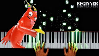 Can Banban Stop The Killers Escape? - Garten Of Banban Easy Piano Tutorial