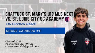 Shattuck St Marys U19 Mls Next Vs. St. Louis City Sc Academy 10122025