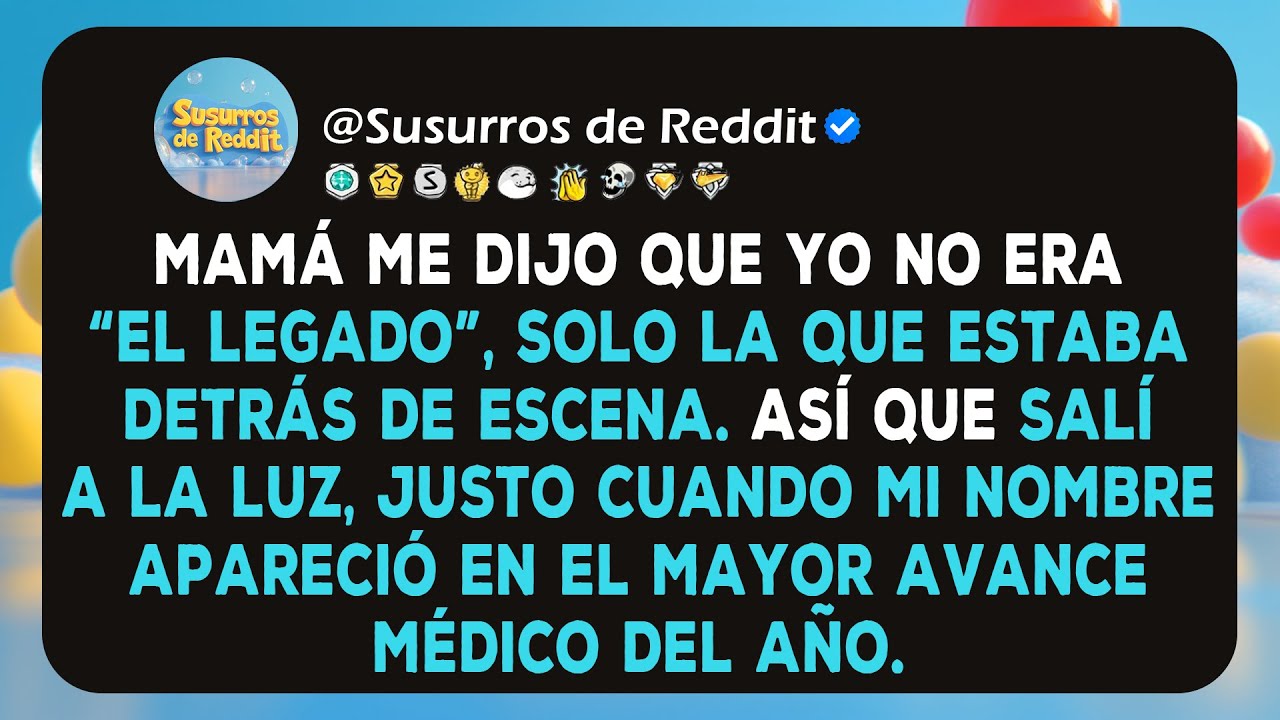 Mi familia dijo que yo no era parte del legado porque mi hermana era la imagen, y entonces llegó mi