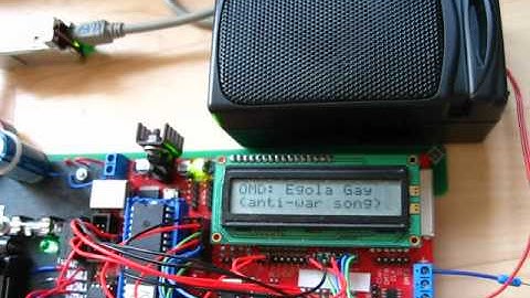 OMD- Enola Gay (AVR ATmega32 music)