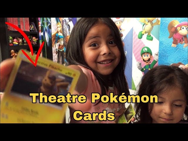 My Kids Unbox Detective Pikachu Theatre Cards