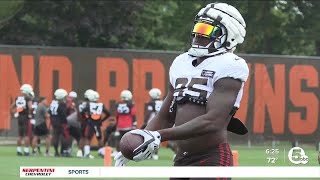 Browns TE David Njoku returns to practice after being sidelined with ankle injury