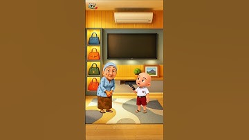 Upin kaget, opah jadi penyanyi 🤣