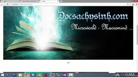 myclass vn   Lập trình ASP net MVC5  Bài 2 1  xây dựng layout  web ban sach mvc5
